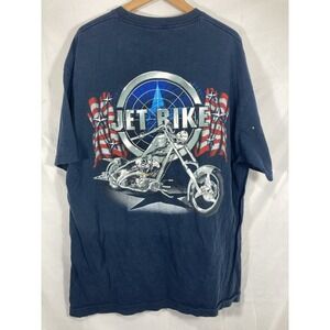 Vintage American Choppers Shirt Mens XL Extra Large Biker Rally Jet Bike Adult